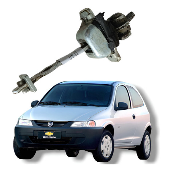 Limitador Porta Esquerda Chevrolet Celta 2000 Dianteira Esquerdo Cinza
