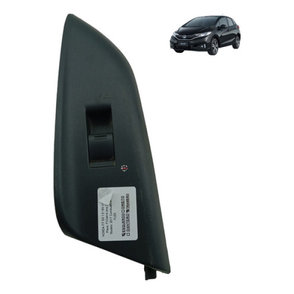 Comando Vidro Elétrico Traseiro Direito Honda Fit 2017