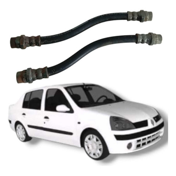 Par Flexível Freio Traseiro Renault Clio Megane 1.0 2004