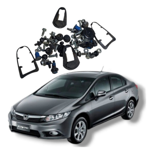 Par Jogo Parafusos Portas Direitas Honda Civic Lxs 2012 16