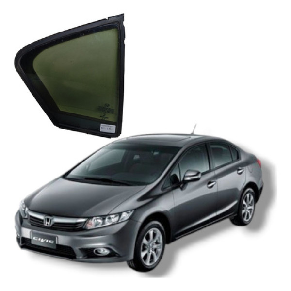 Vidro Fixo Traseiro Esquerdo Honda Civic Lxs 2012 2016
