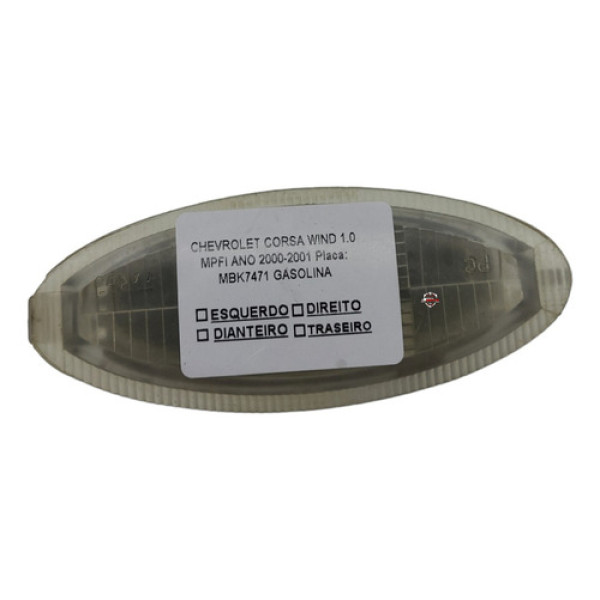 Luz Placa Chevrolet Corsa Wind 2001