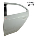 Porta Traseira Esquerda Chevrolet Onix 2014 Traseira Esquerdo Branco