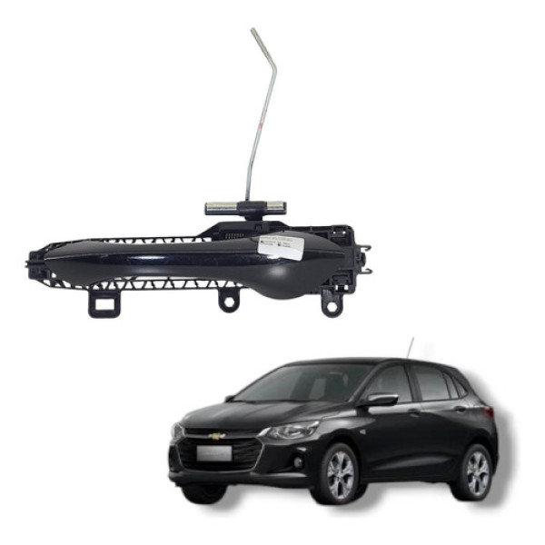 Maçaneta Externa Traseira Esquerda Gm Onix Turbo 2020 2023 Preto