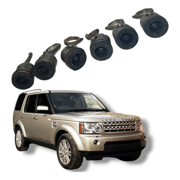 Jogo Pistão Biela Land Rover Discovery 4 3.0 2009 A 2013