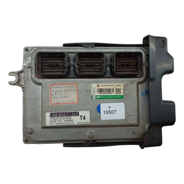  Modulo Injeção 1.4 Honda Fit 10 14  37820rc0m56
