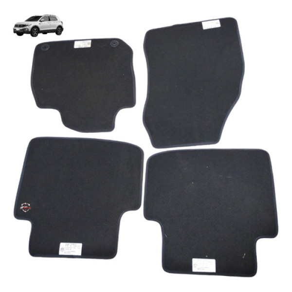 Jogo Tapete Volkswagen T-cross 2023 Preto
