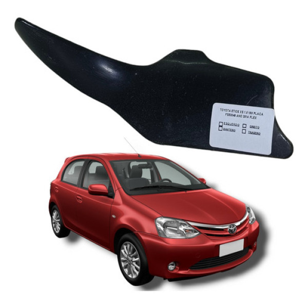 Moldura Traseira Esquerda Toyota Etios 2012 A 2020