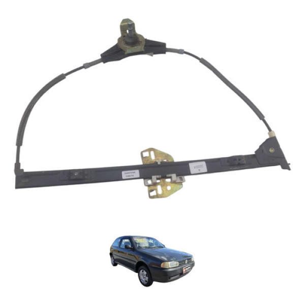 Maquina Vidro Manual Diant Ld Vw Gol G2 G3 G4 2002 5x3837502