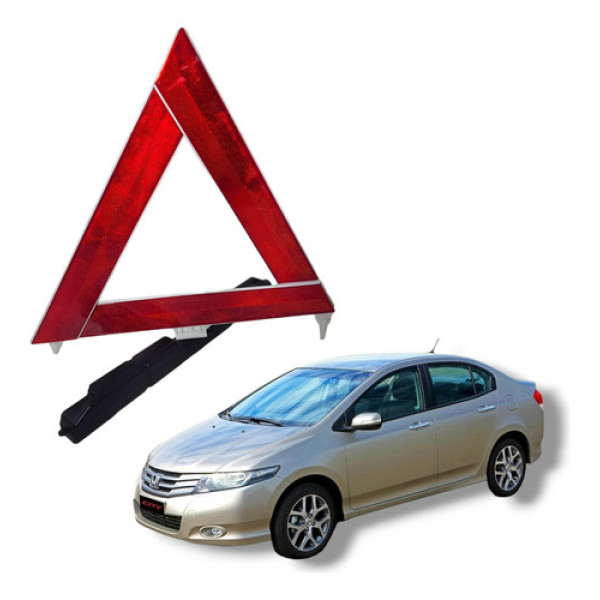 Triângulo Segurança Honda City 2009 A 2013