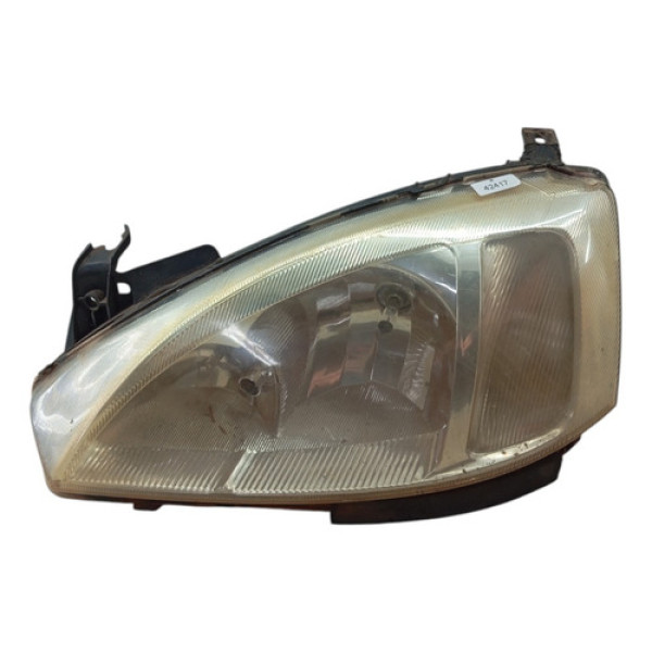 Farol Esquerdo Cromado Gm Corsa Montana 2002 2012 Com Detal Esquerdo/motorista