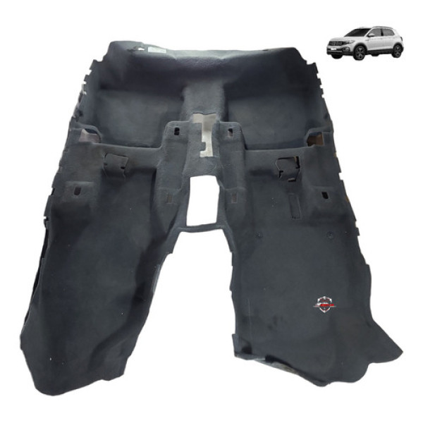 Carpete Forro Assoalho Volkswagen T-cross 2023 Preto