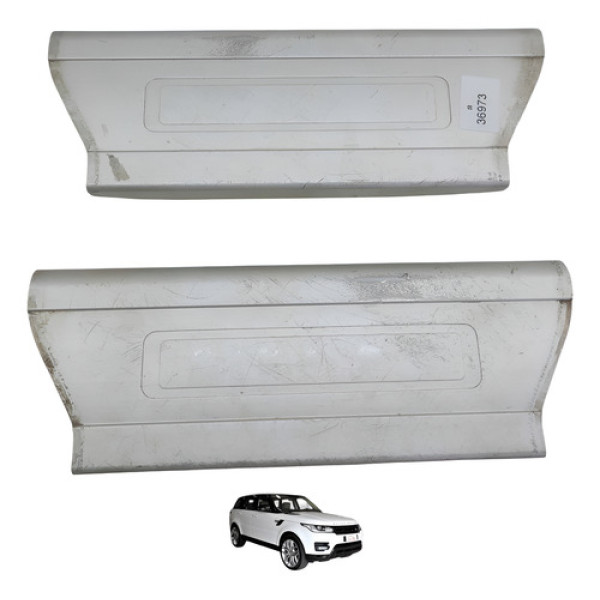 Par Soleira Traseira Range Rover Sport 2014 Cpla13244 Branco