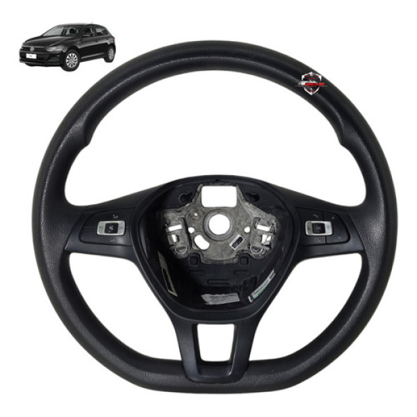 Volante Direção Volkswagen Polo 2019 Preto