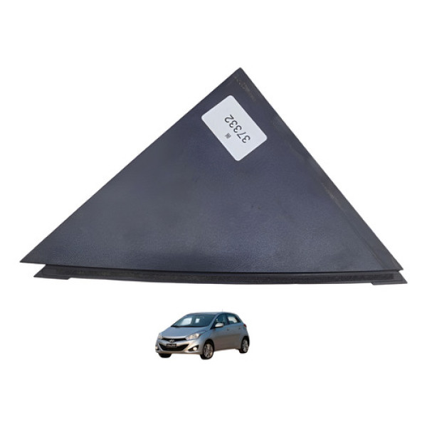 Moldura Externa Porta Tras Ld Hyundai Hb20 2013 838401s200 Verde-escuro