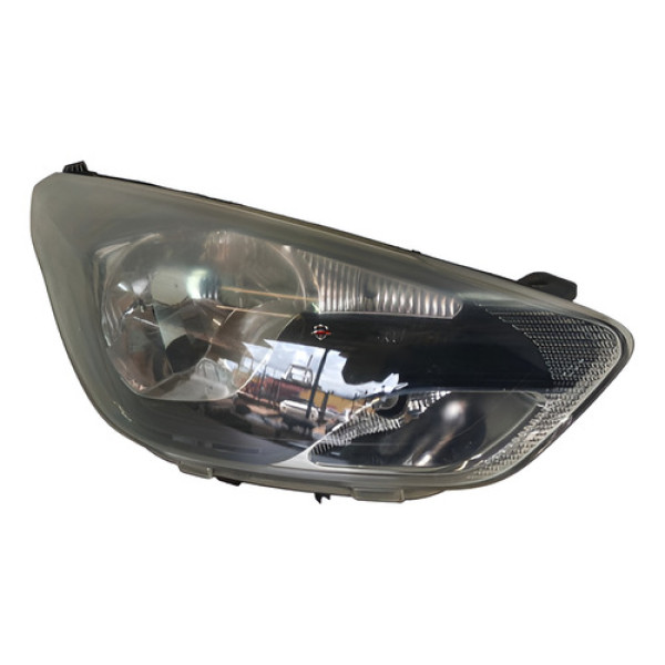 Farol Ford Ka Lado Direito 2015 2019 Máscara Negra Direito/passageiro