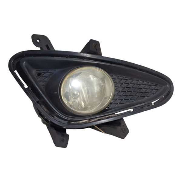 Farol Milha Lado Direito Moldura Hyundai Hb20 2013 2016 Branco