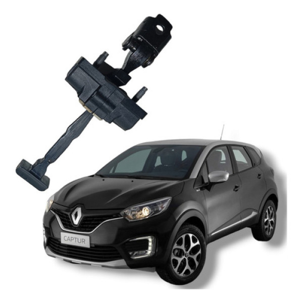 Limitador Porta Traseira Esquerda Renault Captur 2018 A 2021 Traseira Esquerdo Preto