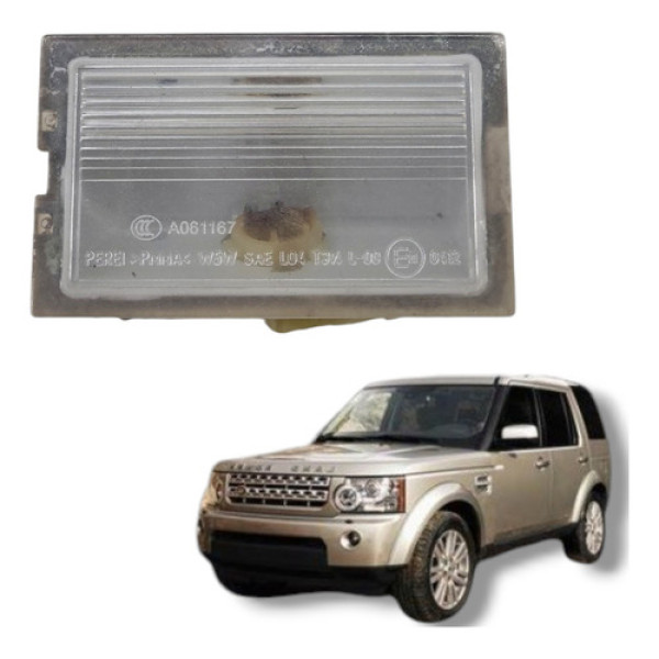Lanterna Luz Placa Land Rover Discovery 4 2009 A 2013