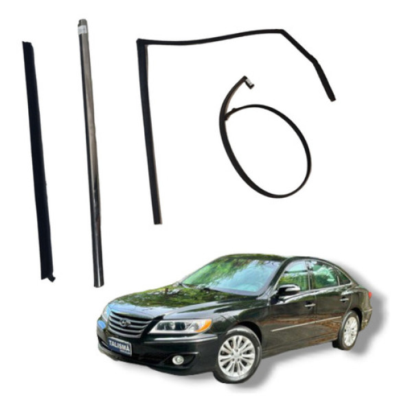 Jogo Borracha Porta Traseira Direita Hyundai Azera 2009 2012