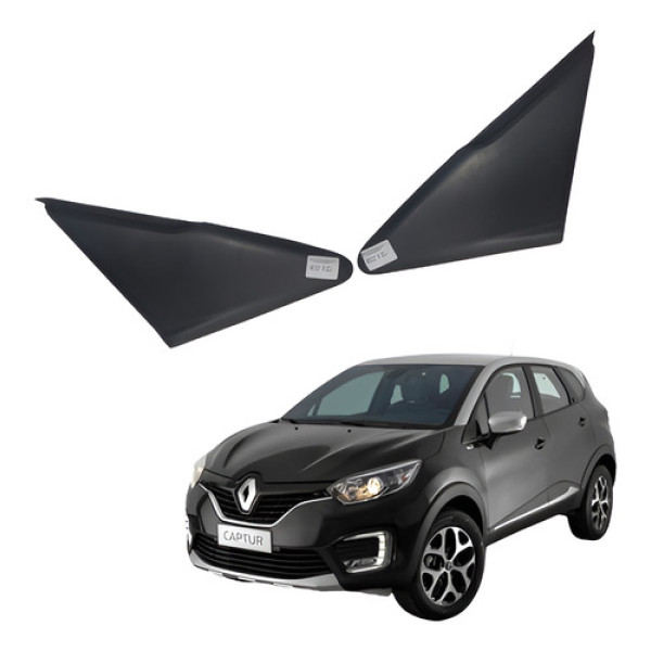 Acabamentos Externo Retrovisor Renault Captur 2018 A 2021