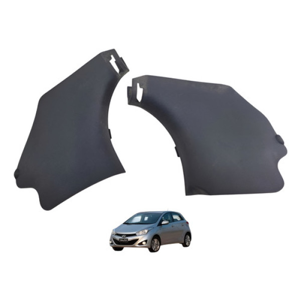 Par Acabamento Soleira Diant Hyundai Hb20 2013 858231s000 Verde-escuro
