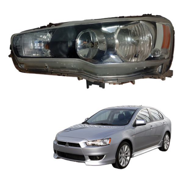 Farol Esquerdo Mitsubishi Lancer 2011  2018 Esquerdo/motorista