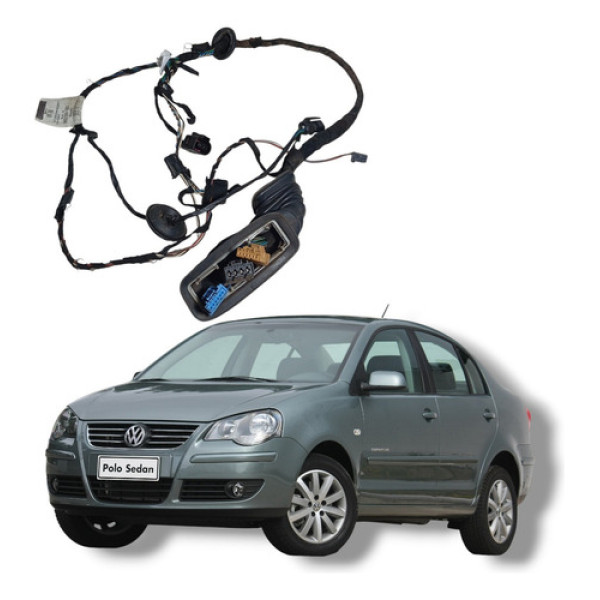 Chicote Porta Traseira Esquerda Vw Polo Comfortline 2008 13