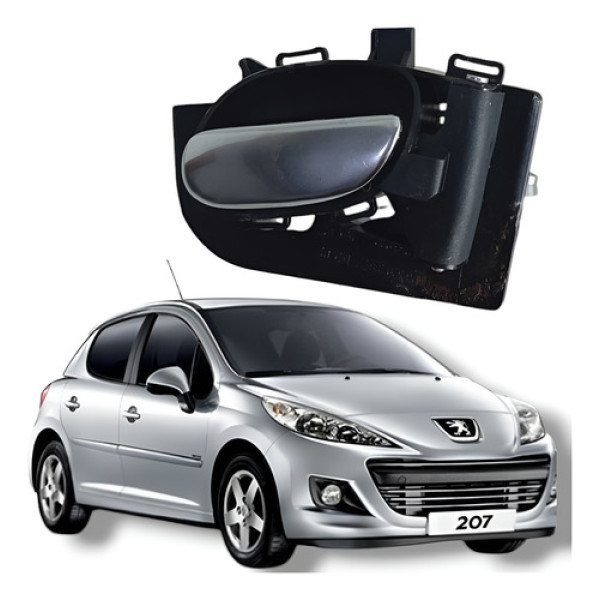 Maçaneta Interna Direita Peugeot 207 2010 Dianteira