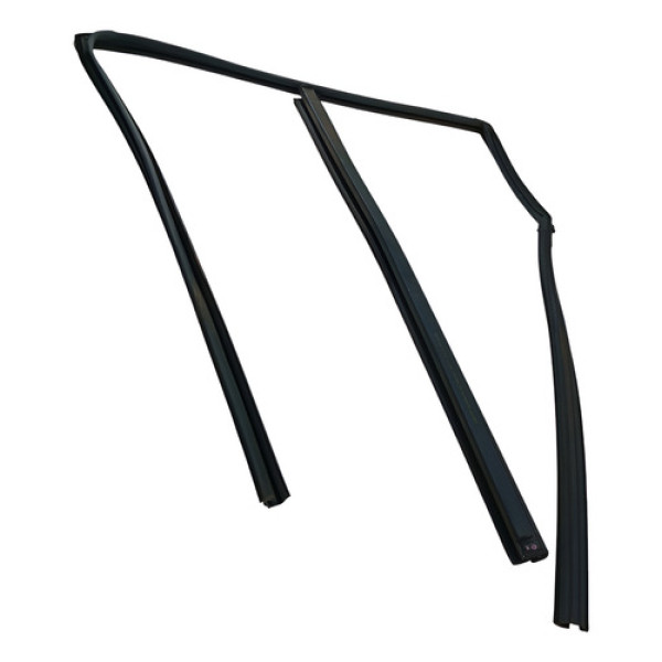 Pestana Borracha Porta Traseira Direita Gm Tracker 2020 2023 Preto