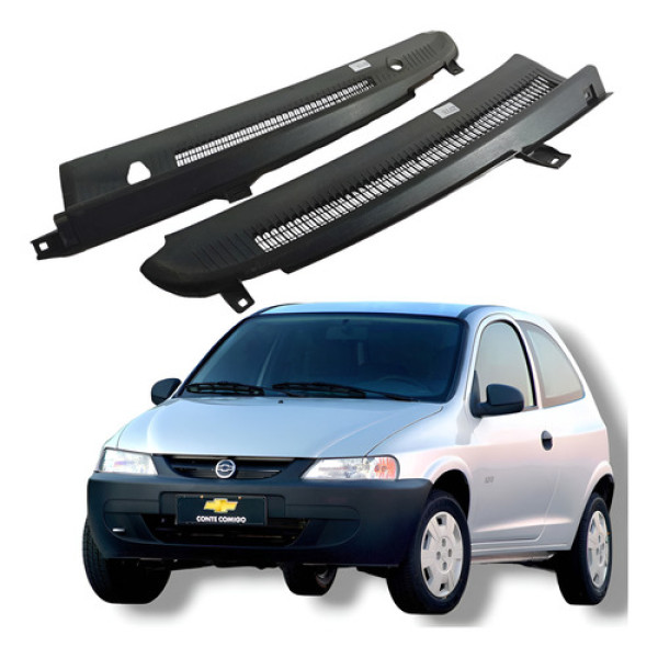 Grade Churrasqueira Gm  Celta 1.0 00 Prateado Fosco