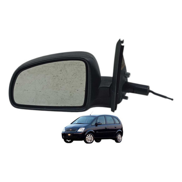 Retrovisor Manual Esquerdo Gm Meriva  2005 2011