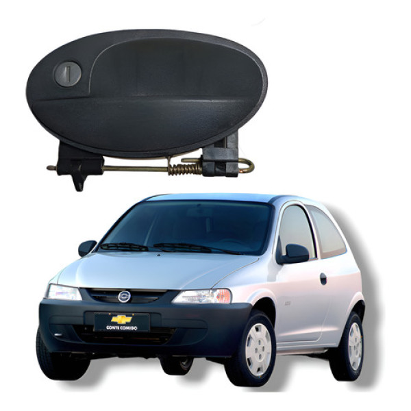 Maçaneta Externa Porta Esquerda Chevrolet Celta 2000 Dianteira