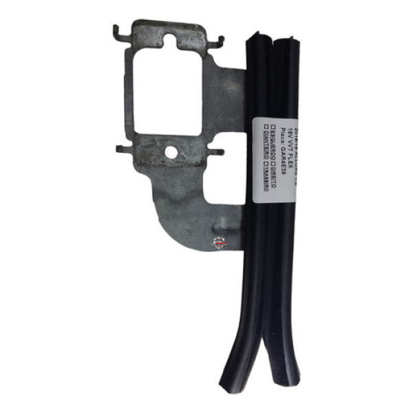 Guia Vidro Porta Traseira Esquerda Peugeot 2008 2018 Preto