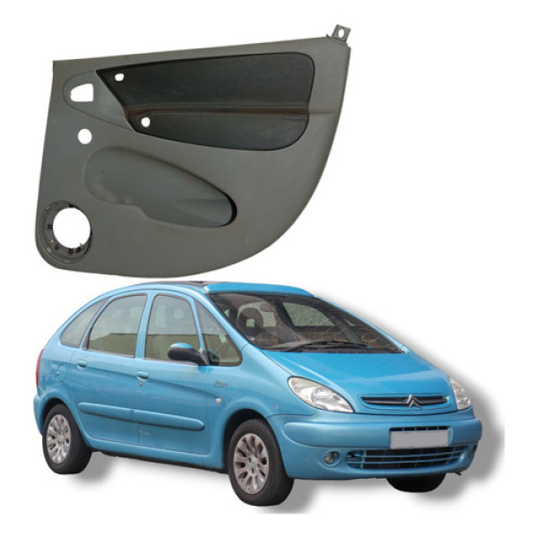 Forro Porta Traseira Direita Citroën Xsara Picasso 2004 Cinza