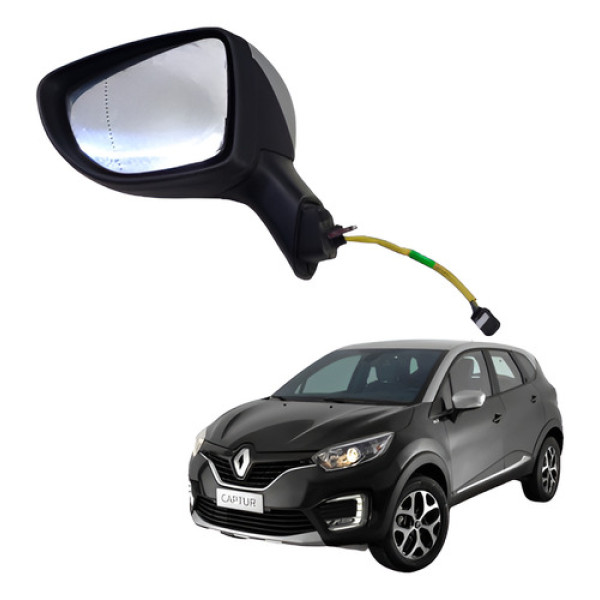 Retrovisor Elétrico Esquerdo Renault Captur 2018 A 2021