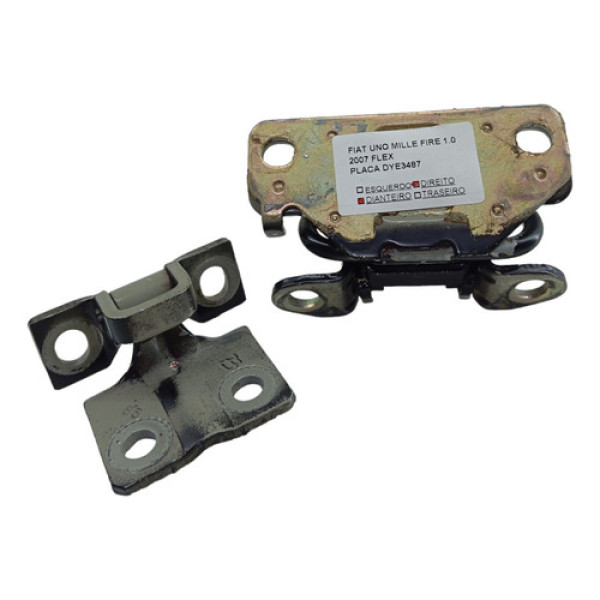 Par Dobradiça Porta Dian. Dir. Fiat Uno Mille Fire 1.0 2007