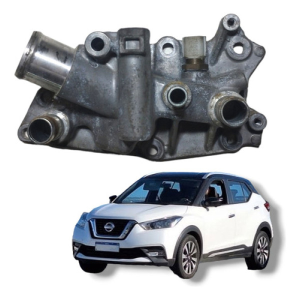 Carcaça Válvula Termostática Nissan Kicks Versa 2016 A 2019