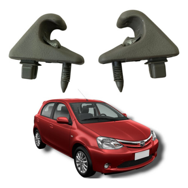 Par Suporte Quebra Sol Toyota Etios 2012 A 2020