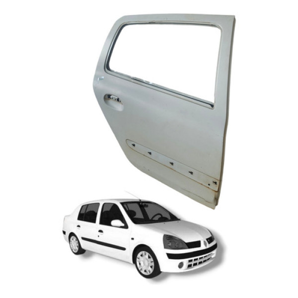 Porta Traseira Direita Passageiro Renault Clio Sedan 2004 Traseira Direito