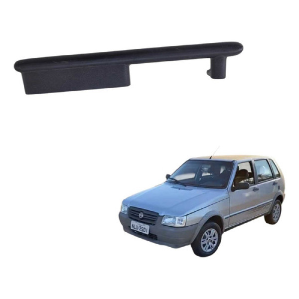 Puxador Porta Dianteira Ld Fiat Uno Mille 1995 2012 1897491 Preto