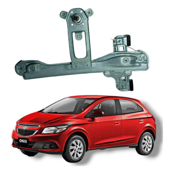 Máquina Vidro Manual Traseira Direita Gm Onix Prisma 2013 20