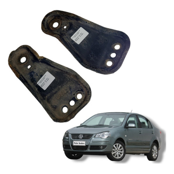 Par Suporte Coxim Câmbio Vw Polo Comfortline 2008 2013