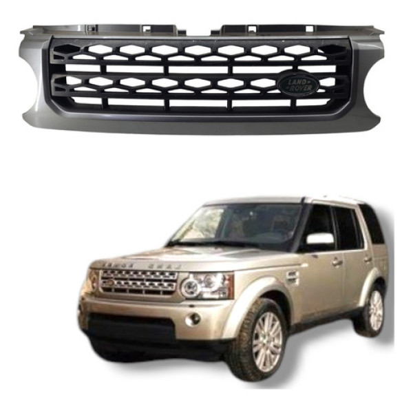 Grade Dianteira Land Rover Discovery 4 2009 A 2013 Cinza