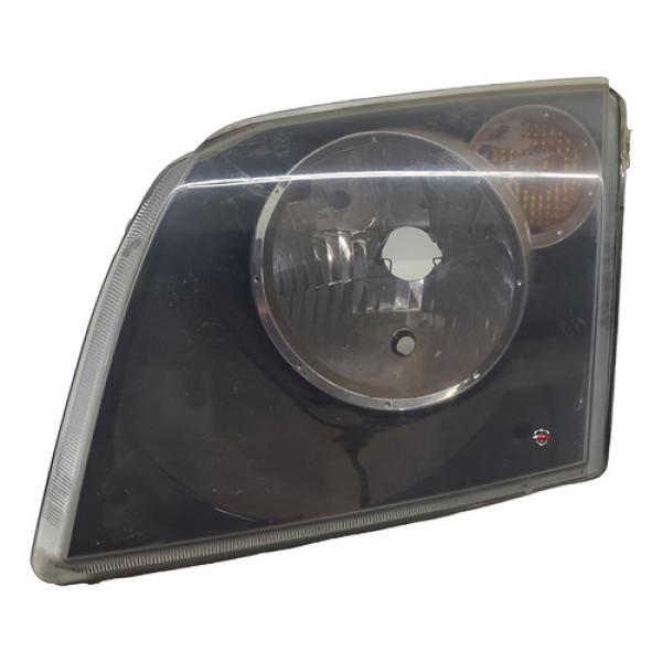 Farol Esquerdo Máscara Negra Ford Ecosport 2003 A 2007 Esquerdo/motorista