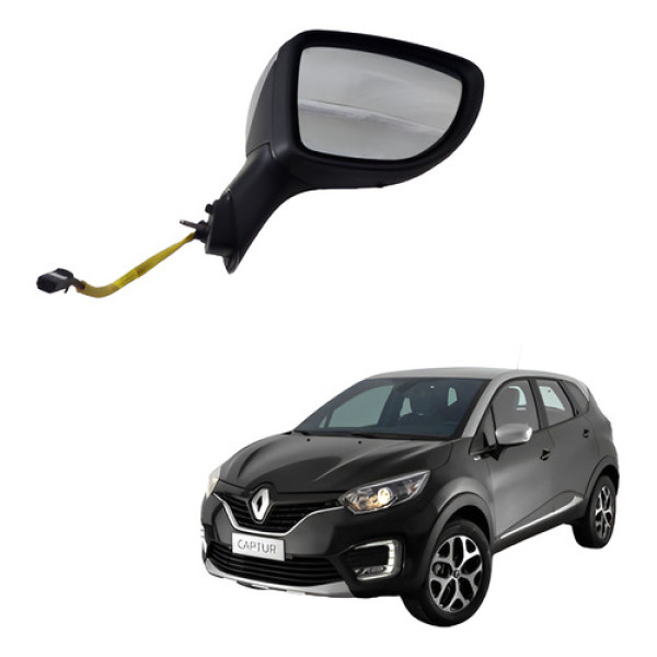 Retrovisor Elétrico Direito Renault Captur 2018 A 2021