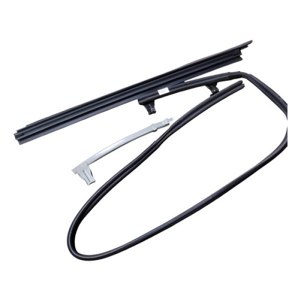 Kit Borracha Pestana Guia Diant Esquerda Toyota Etios 2018 Branco