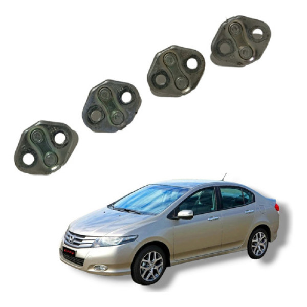 Jogo Batente Porta Honda City 2009 A 2013