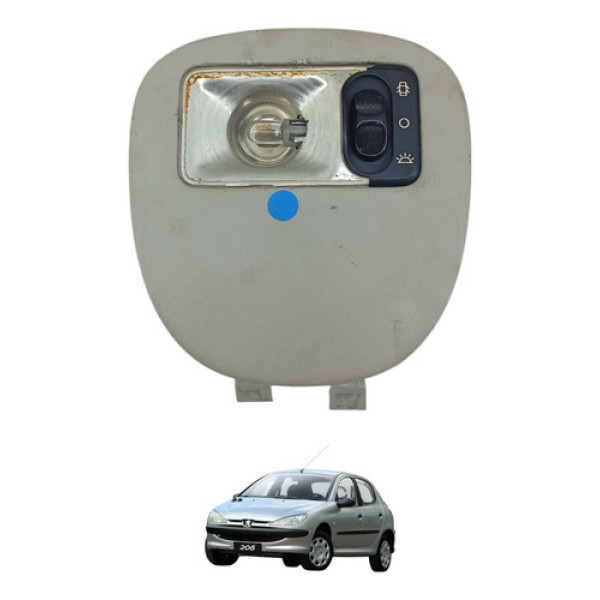 Luz Teto Cortesia Peugeot 206 207 2005 2012 9625049077