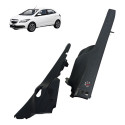 Par Moldura Coluna Traseira Chevrolet Onix 2014